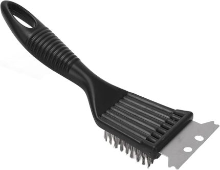 Temizleme Fırçası – Ergonomik Sap,Paslanmaz, Çelik, 5 Kat Daha Hızlı Temizlik, Tüm Mangal Türleri İçin Uygun, Dayanıklı ve Kolay Temizlenebilir