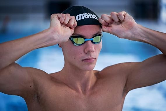 Molded PRO II uniseks yetişkin silikon yarış bonesi, kadınlar ve erkekler için, hidrodinamik yüksek teknoloji 3D şekilli, tek beden, mükemmel kalıp - Görsel 4