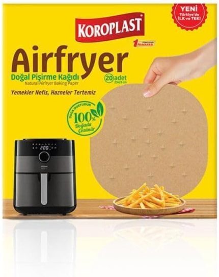 Airfryer Doğal Pişirme Kağıdı (Xxl Uyumlu)