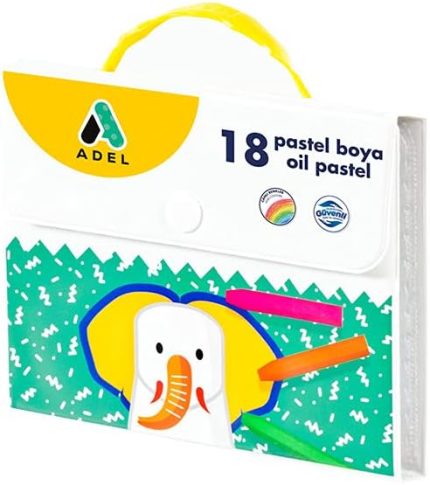 Pastel Boya, 18 Renk, Çanta