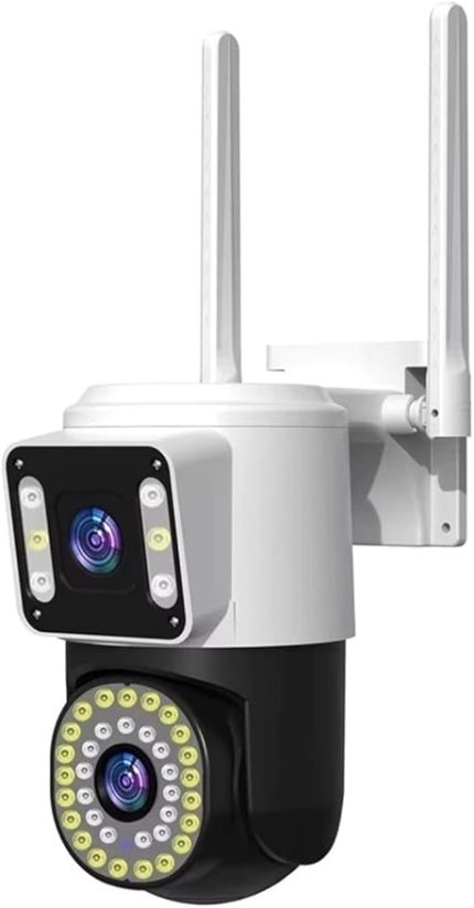 Yoosee Çift Lens IP Kamera - WIFI Açık Otomatik İzleme, Su Geçirmez Kablosuz Güvenlik Ev Kamerası, Renkli Gece Görüş