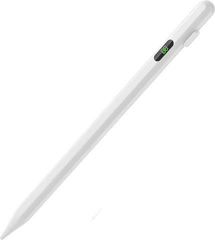 ZR61 Ios/Android/Windows Dokunmatik Ekran İçin Pil Göstergeli, Magnetik, Type C Şarj Kablolu Yedek Uçlu Stylus Dokunmatik Kalem