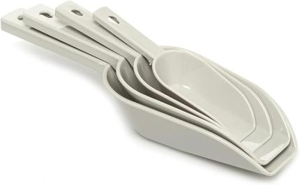 Erzak Küreği, 4 Parça Set (Beyaz)