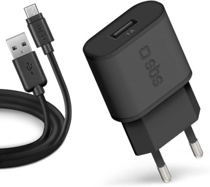 TETRKITMIC1ASTD 2 Usb Çıkışlı 1000 mAH Hızlı Şarj Özellikli Siyah Şarj Adaptörü