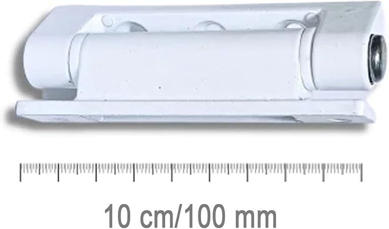 Adet 100mm Beyaz ÇELİK Menteşe - 100mm PVC Kapı-Pencere Menteşesi - Pimli 3 Parça Ustalık Gerektirmez (ZMK100MMU56) - Görsel 2