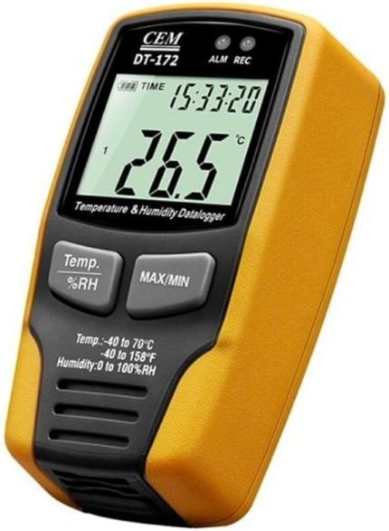 DT-172 Sıcaklık ve Nem Kayıt Cihazı