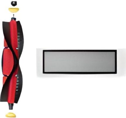 S5 S5 Max s6 s6 Pure 2'li Yedek Parça Seti Roborock ile Uyumlu S5 S5 Max s6 s6 Pure Hepa Filtre,Fırça Seti-2 Adet