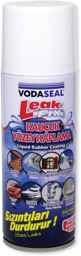 Leak Fix Kauçuk Kaplama, Beyaz, 200 Mililitre