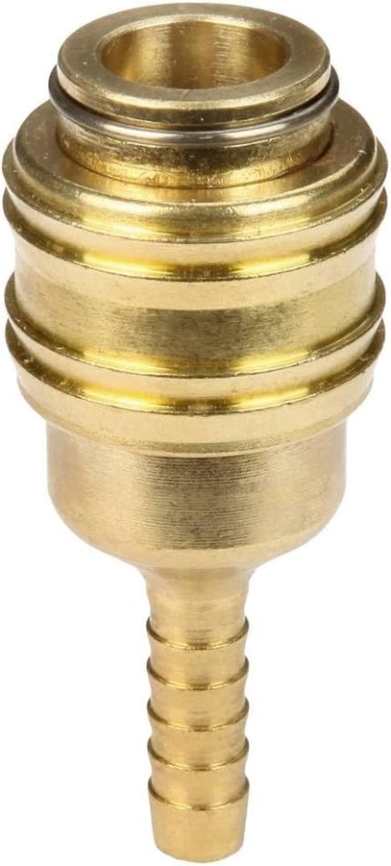 Einhell Hızlı Bağlantı Nipeli 6 mm (kompresör aksesuarı, sağlam pirinçten yapılmış, basınçlı hava hortumları için) - 4139301