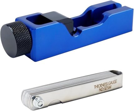 Sea Evrensel Buji Boşluk Aleti ve Feeler Ölçerli Buji Boşluk Ayarlayıcı Seti Araba ve Motosiklet Bakımı İçin 10mm 12mm 14mm 16mm Mavi Uyumlu