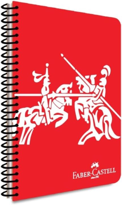 PP Kapak Knights Neon Spiralli Defter 140 Yaprak Kareli Asorti