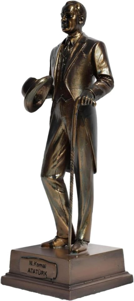 Atatürk Heykeli Biblo - Büyük Boy (24 cm)
