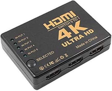 SL-HSW4K55 HDMI 5TO1 SWITCH 4K*2K, IR +Adaptör