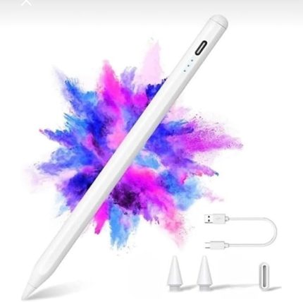 Tablet Kalemi, iOS/Android/Windows Uyumlu, Çizim ve Yazı için, 2 Hediyeli