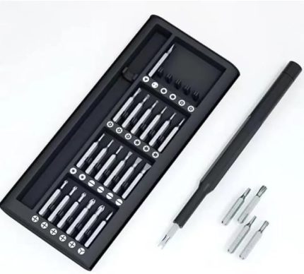 Parça Çelik Hassas Tornavida Tamir Seti, Kutulu Tornavida Seti, Cep Telefonu, Tablet, Bilgisayar Tamir Seti 25 Parça, Yıldız, Düz, Torx Uçlu Set