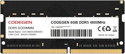 8GB DDR5 4800MHz Notebook Ram CDG-NBD538400/8G