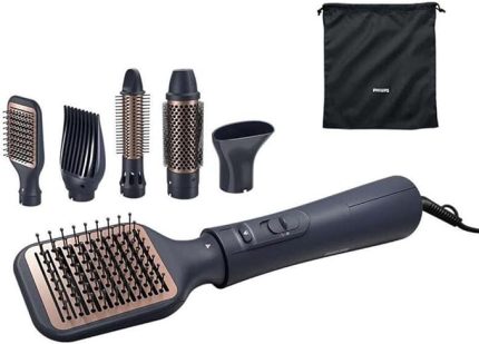 5’i 1 Arada Saç Şekillendirme ve Kurutma Seti, Argan Yağı Seramik Kaplama, İyonik Bakım, 5 Aparatlı Air Styler, Eşit Isı Dağıtımı, 3 Isı ve Hız Ayarı, Soğuk Hava Fonksiyonu, BHA530/00