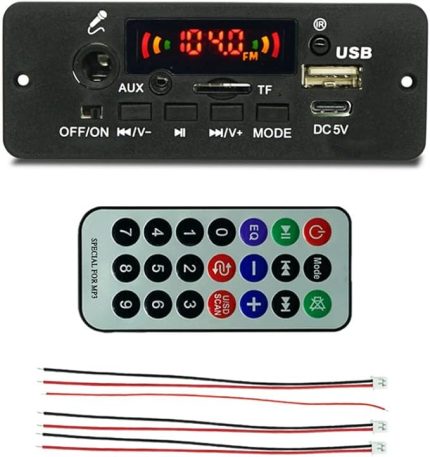 Bluetooth uyumlu kod çözücü kurulu amplifikatör JQ-D129BT-A 2X5W müzik çalar aksesuarı MP3 WMA WAV FLAC kayıpsız