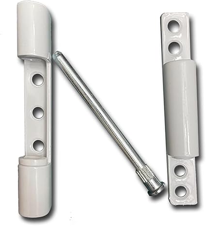 Adet 100mm Beyaz ÇELİK Menteşe - 100mm PVC Kapı-Pencere Menteşesi - Pimli 3 Parça Ustalık Gerektirmez (ZMK100MMU56) - Görsel 3