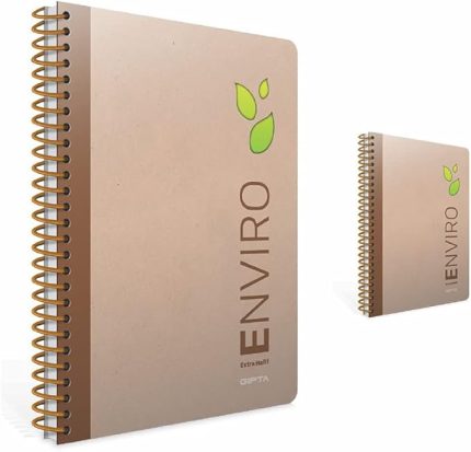 73589 Defter 17X24 Envıro Spiralli Kraft 100 Yaprak Kareli 1794