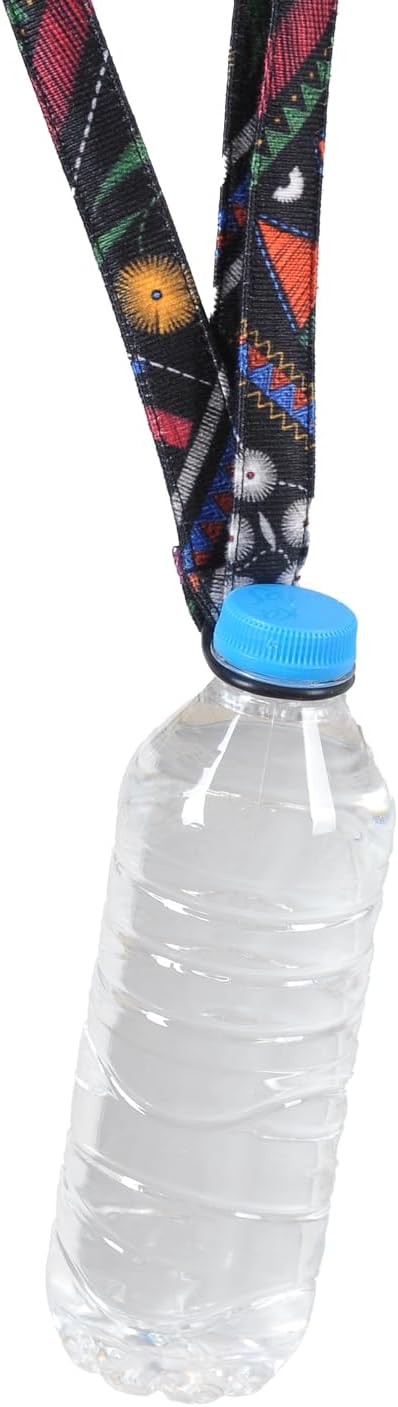 Pet Şişe Lastikli Su Taşıma Aparatı Askısı Ayarlanabilir Su Şişesi Tutacağı 500 ml Kadar