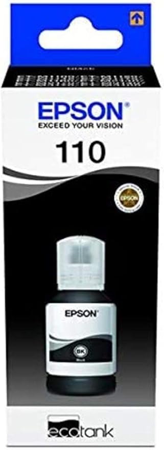 110 Siyah Orjinal Şişe Mürekkep Kartuş C13t03p14a