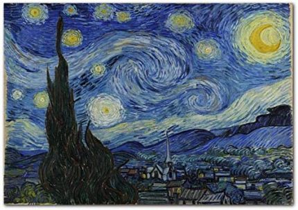 Ahşap Tablo Vincent Van Gogh Deliliğin Kıyılarında