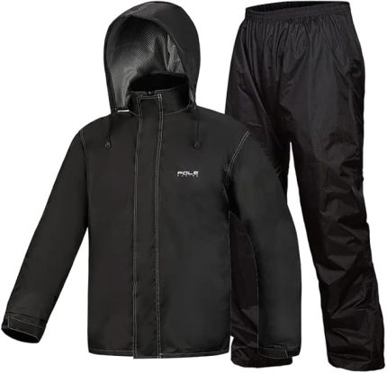Su Geçirmez Bisiklet Yağmurluk Ceket ve Pantolon Unisex Yürüyüş Yağmurluk Pantolon Yağmurluk Motosiklet Balıkçılık için