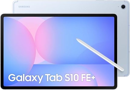 Galaxy Tab S10 FE+, Wi-Fi Android Tablet, 8GB RAM, 128GB Depolama, 13.1 İnç, 90Hz Ekran, S Pen Dahil, IP68, 10090mAh Batarya, Mavi (Samsung Türkiye Garantili)