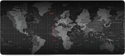 Kaymaz Taban Dünya Desenli 70X30 XXL Mouse Pad SR679D