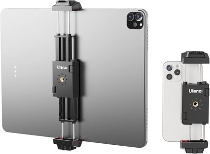 Tablet Tripod Tutucu Montaj Adaptörü ULANZI ST-29 Tablet Telefon 1/4 inç Tripod Başlığı Soğuk Ayakkabı 12,9 inç Tablet iPad Pro iPad Air iPad Mini ve Tüm iPhone Android Akıllı Telefonlar ile Uyumlu