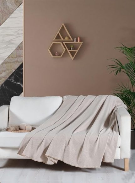 Macar Koltuk Örtüsü Kılıfı 170 x 230 cm Bej