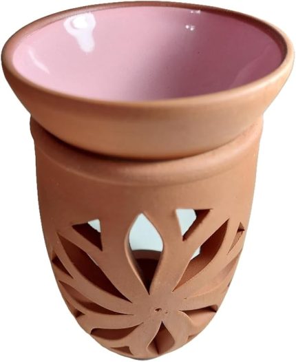 Gift Tealight Mum Hediyeli El Yapımı Çömlek Tütsülük Buhurdanlık – Dekorasyon