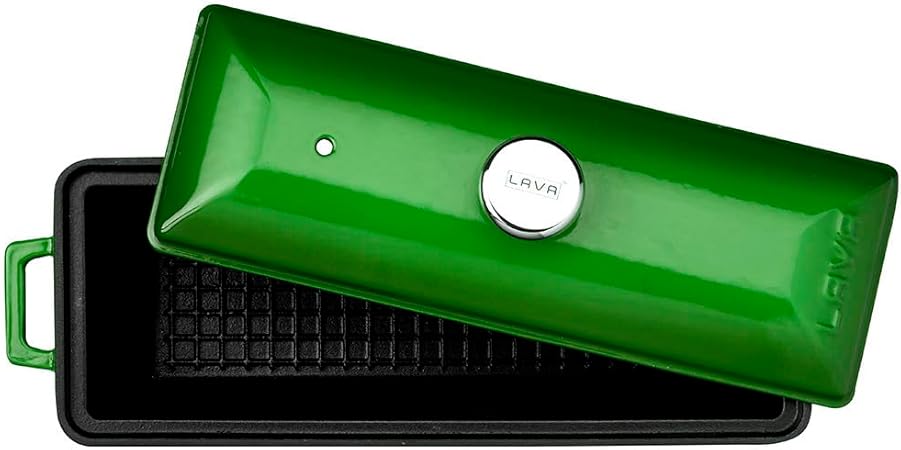 Döküm Ekmek Kabı/Terrine 11X29cm - Yeşil - Görsel 3