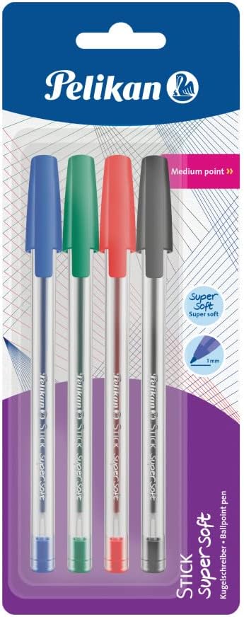 Stick Tükenmez Kalem 4lü Blister - S M Y K
