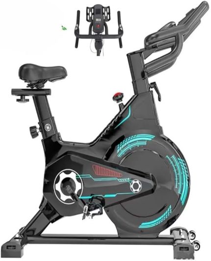 Kondisyon Bisikleti PB-04 - Alüminyum/Alaşım Çelik, 16 Resistance Level, LCD Display, 8 kg Volan, 150 kg Maximum Weight, Kompakt Tasarım