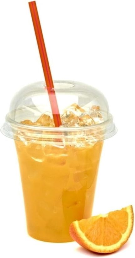 Cc Pet Plastik Milkshake Limonata Bardağı Kapaklı 50 Adet