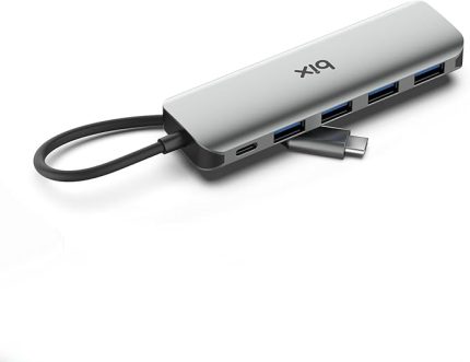 BX07HB Type-C PD 4 Portlu USB 3.0 Dönüştürücü Hub Çoklayıcı Adaptör