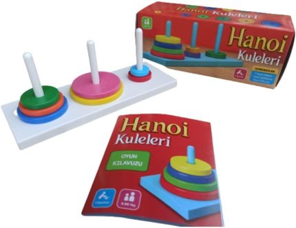 Doğal Seramik Hamuru Hanoi Kulesi, Hanoyi Kuleleri, Hanovi Kulesi Kuleleri Towers Ilkokul Ortaokul Akıl Zeka Oyunu