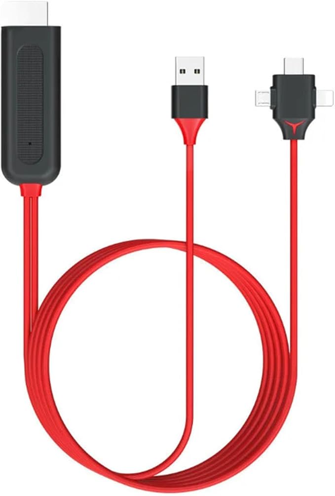 Görüntü Aktarıcı Kablo Lightning Type-C Micro USB to HDMI Dönüştürücü - FC450