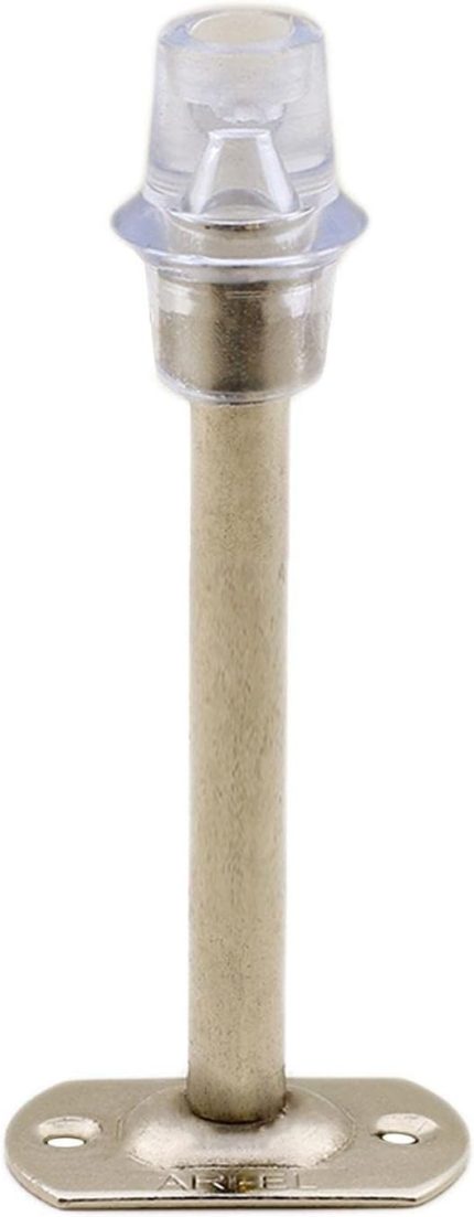 Kapı Stoperi Tamponu 15 cm Krom Metal Vidalı Kapı Stopu Silikonlu