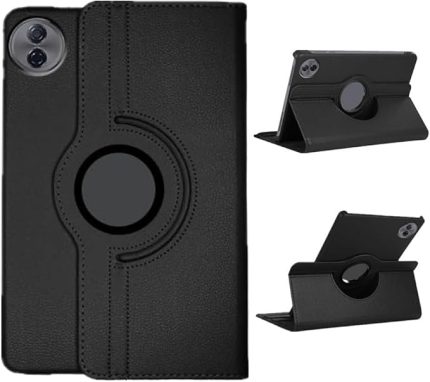 Pad 10 12.1 inç tablet ile uyumlu döner kılıf, 360 derece dönebilen stant koruyucu kılıf