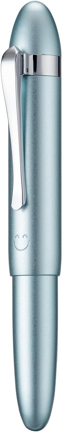 DIAN M1 Dolma Kalem Ekstra İnce Uç, Buz Mavisi ve Denizaltı Şekli Alüminyum Kısa Mini Cep Seyahat Kalemi