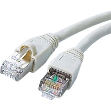 Cat620BF 20 Metre Cat6 Rj45 Lan Kablosu UÇLARI HAZIR TAKILI 100/1000 mbps Bilgisayar Modem İnternet Ethernet Kablosu (BEYAZ, 20 Metre) - Görsel 2