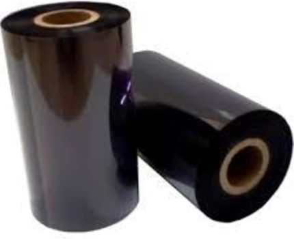 Argox ile uyumlu 110Mmx74Mt Siyah Renk Wax Ribon