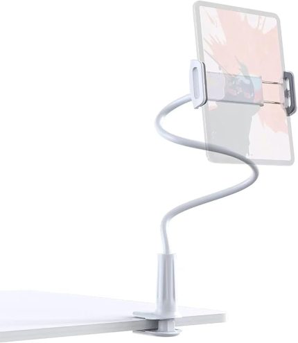 70 CM Akrobat Esnek Tablet ve Telefon Tutucu Stand Beyaz