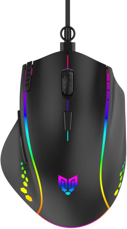 Luxor Gaming Gamer Oyuncu Mouse 12800Dpi Siyah