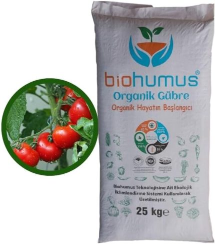 için, Organik gübre, Organik Sertifikalı, Kök geliştirici, toprak düzenleyici, bitki besleyici, 25 Kg (1)