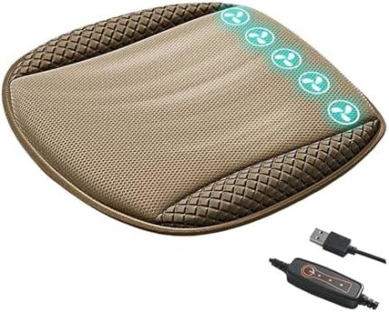 Araba Soğutma Koltuğu Kılıfı,2024 Yeni Yaz Otomotiv Koltuk Minderi,Nefes Alabilen ve Havalandırmalı Oto Koltuk Minderi,Oto Koltuğu Soğutma Pedi, Havalandırmalı Oto Koltuk Kılıfı (coffee5