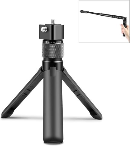 360 X4/X3 Bullet Time Handle Tripod Döner Kavrama DJI Pocket 3/ Go pro için, PULUZ Masaüstü Tripod Standı Aksiyon Kamerası Selfie Çubuğu